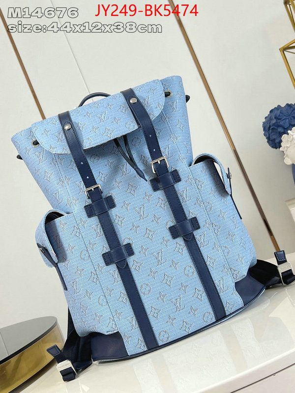 LV Bags(TOP)-Backpack- quality replica ID: BK5474 $: 249USD,