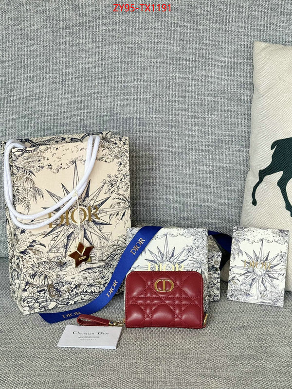 Dior Bags(TOP)-Wallet- top quality designer replica ID: TX1191 $: 95USD,