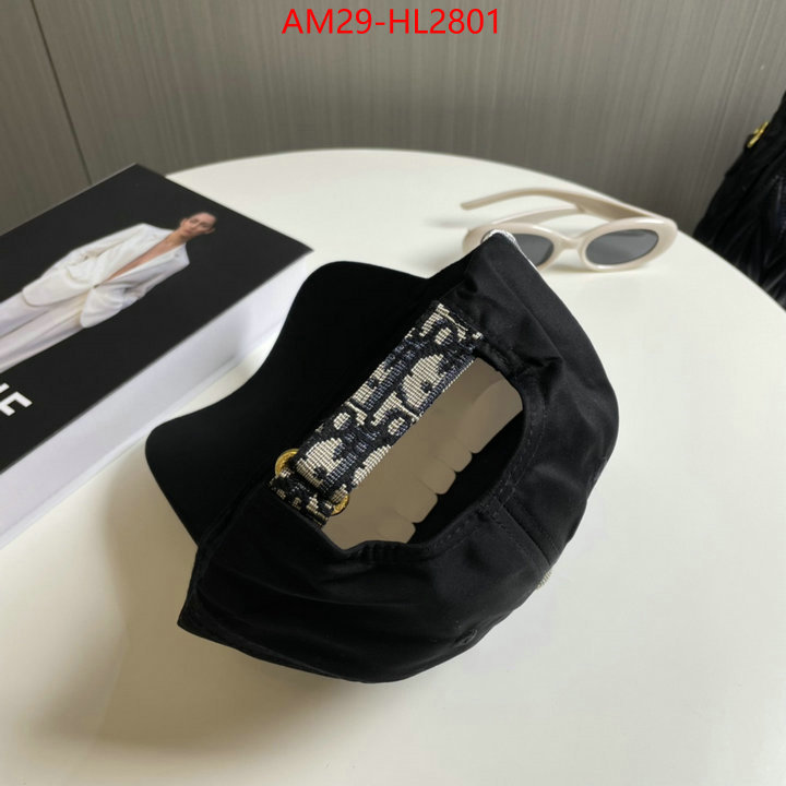 Cap (Hat)-Dior designer 7 star replica ID: HL2801 $: 29USD