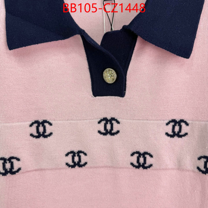 Clothing-Chanel how to start selling replica ID: CZ1448 $: 105USD