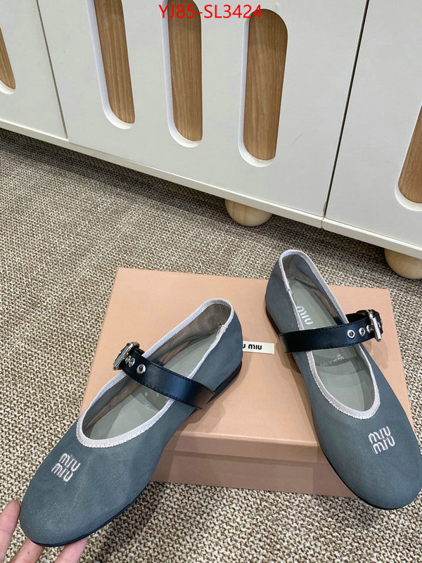 Women Shoes-Miu Miu buy high-quality fake ID: SL3424 $: 85USD