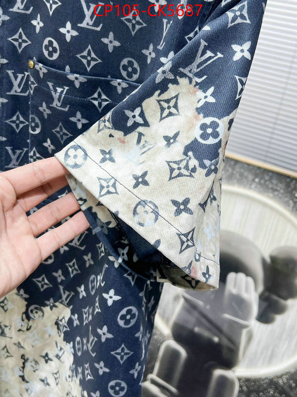 Clothing-LV aaaaa+ quality replica ID: CK5687 $: 105USD