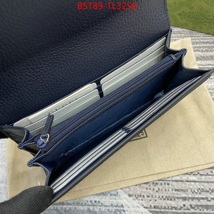 Gucci Bags(TOP)-Wallet- highest quality replica ID: TL3258 $: 89USD,