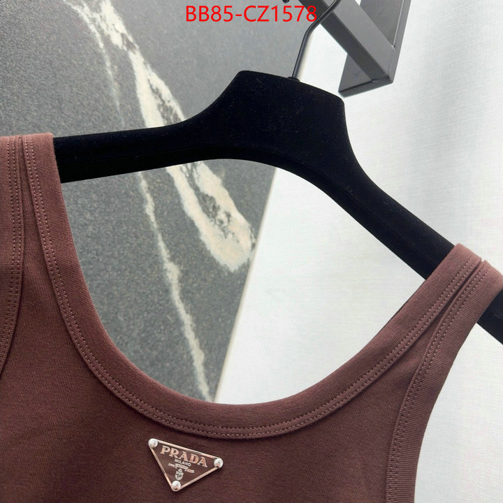 Clothing-Prada wholesale replica shop ID: CZ1578 $: 85USD