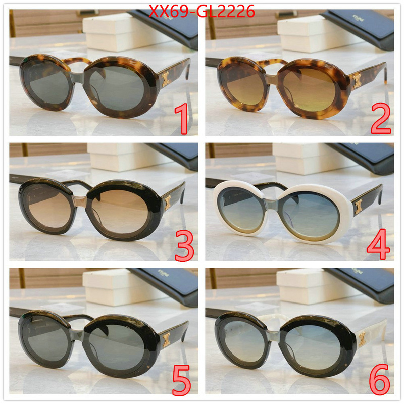 Glasses-CELINE mirror copy luxury ID: GL2226 $: 69USD
