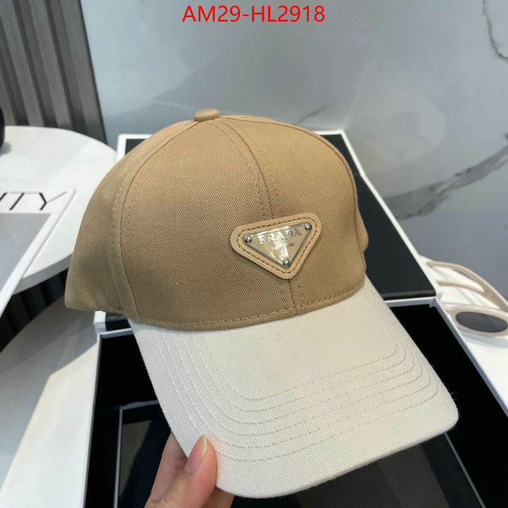 Cap (Hat)-Prada high quality replica ID: HL2918 $: 29USD