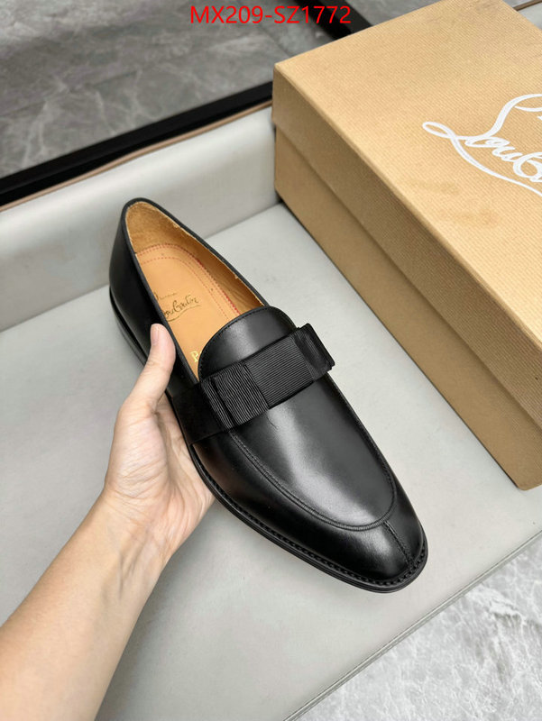 Men Shoes-Christian Louboutin fake ID: SZ1772 $: 209USD-shoes yupoo Men Shoes-Christian Louboutin fake ID: SZ1772 $: 209USD