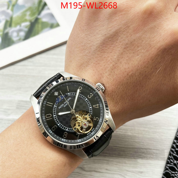 Watch(4A)-Patek Philippe buy luxury 2024 ID: WL2668 $: 195USD