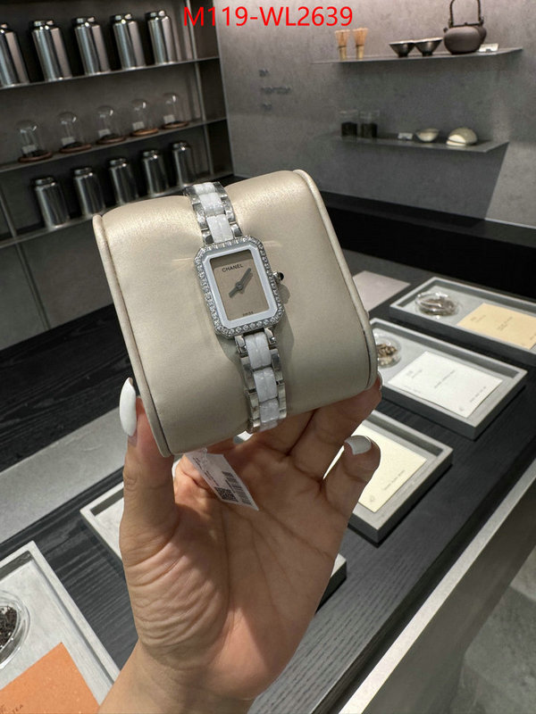 Watch(4A)-Chanel where quality designer replica ID: WL2639 $: 119USD
