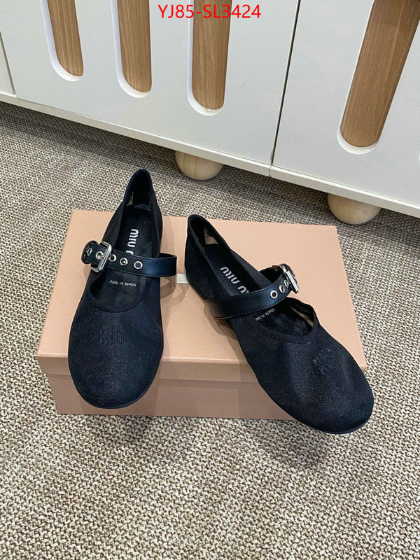 Women Shoes-Miu Miu buy high-quality fake ID: SL3424 $: 85USD