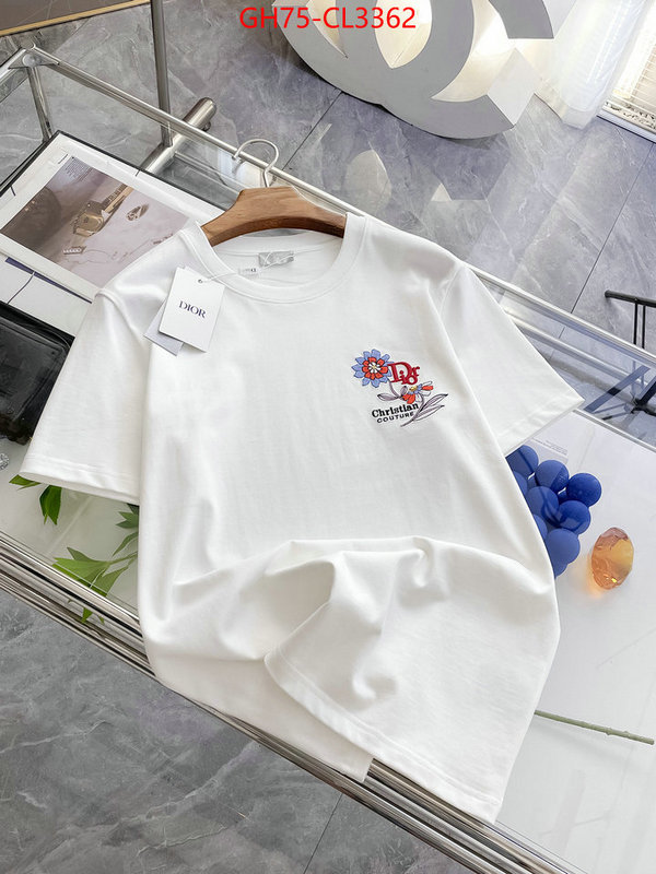 Clothing-Dior replica how can you ID: CL3362 $: 75USD