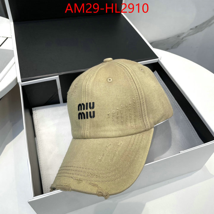 Cap(Hat)-Miu Miu best website for replica ID: HL2910 $: 29USD