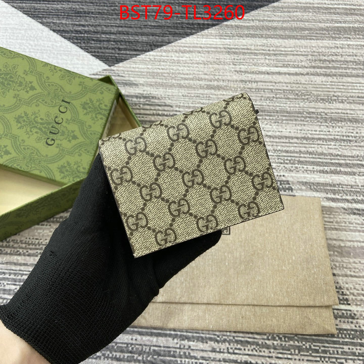 Gucci Bags(TOP)-Wallet- what best replica sellers ID: TL3260 $: 79USD,