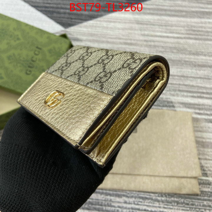 Gucci Bags(TOP)-Wallet- what best replica sellers ID: TL3260 $: 79USD,