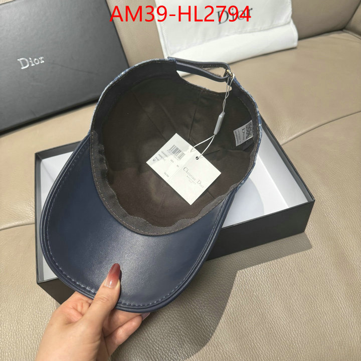 Cap (Hat)-Dior best fake ID: HL2794 $: 39USD