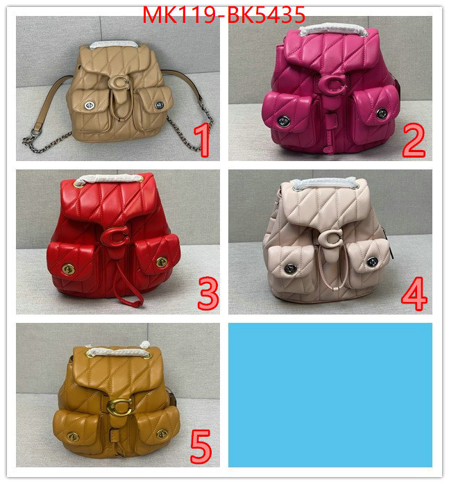 Coach Bags(4A)-Backpack- top quality designer replica ID: BK5435 $: 119USD,