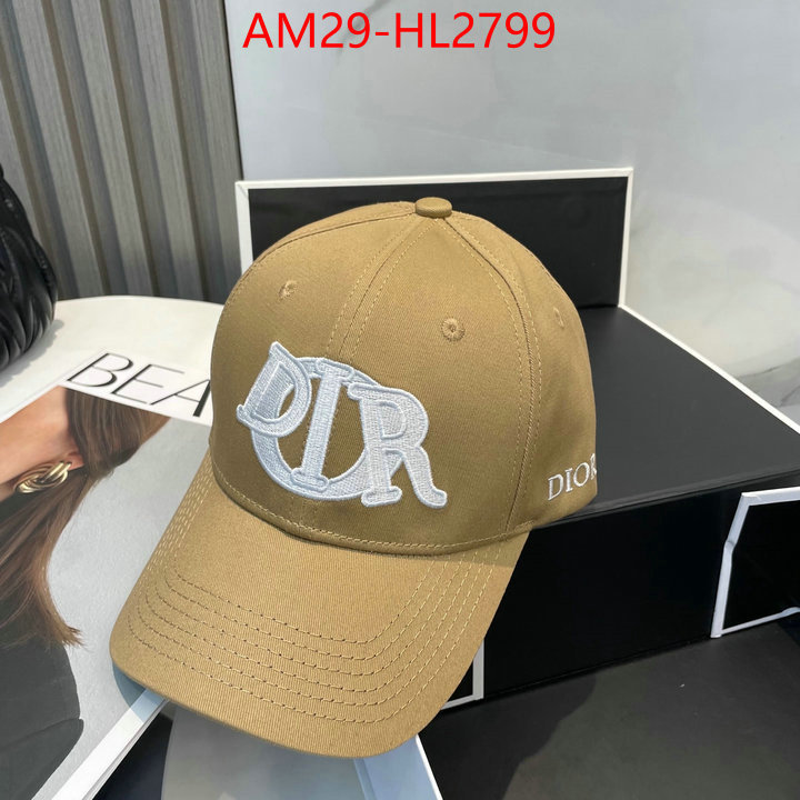 Cap (Hat)-Dior aaaaa+ quality replica ID: HL2799 $: 29USD