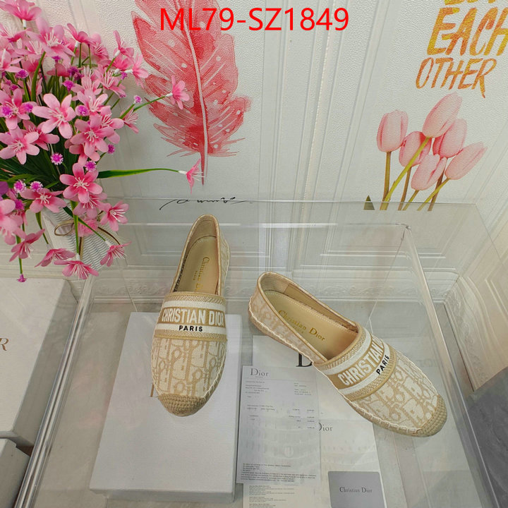 Women Shoes-Dior for sale online ID: SZ1849 $: 79USD