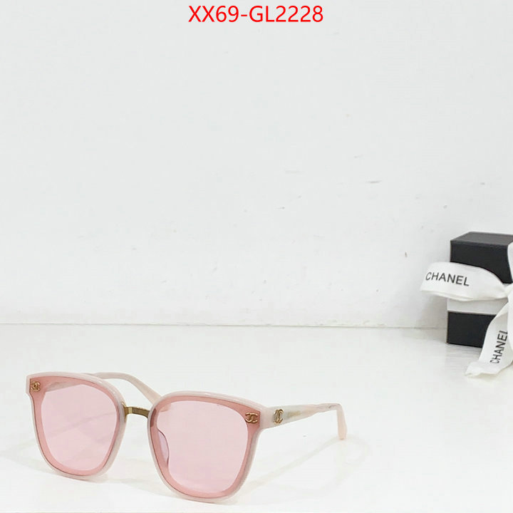 Glasses-Chanel outlet 1:1 replica ID: GL2228 $: 69USD