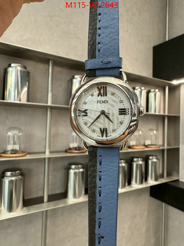 Watch(4A)-Fendi for sale online ID: WL2643 $: 115USD