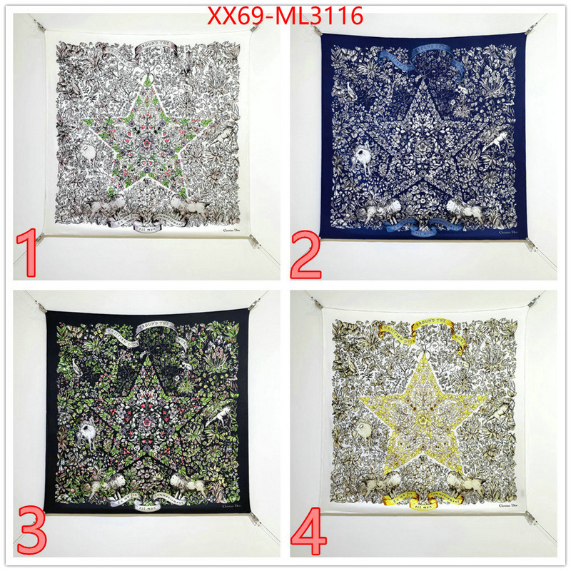 Scarf-Dior luxury ID: ML3116 $: 69USD