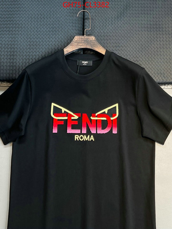 Clothing-Fendi replica aaaaa designer ID: CL3382 $: 75USD