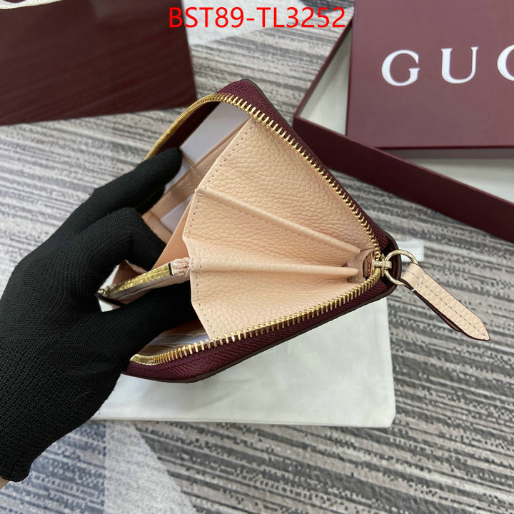 Gucci Bags(TOP)-Wallet- where could you find a great quality designer ID: TL3252 $: 89USD,