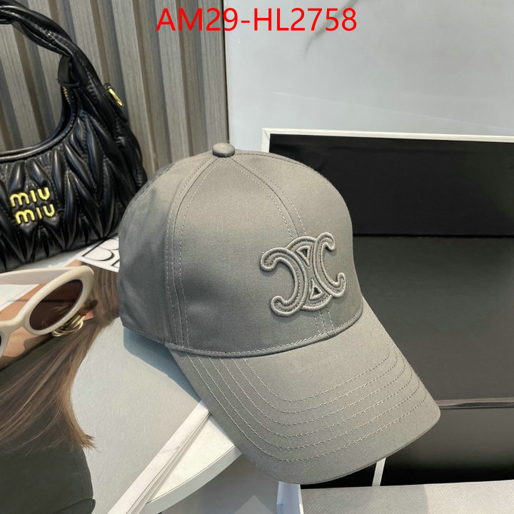 Cap(Hat)-Celine the best quality replica ID: HL2758 $: 29USD