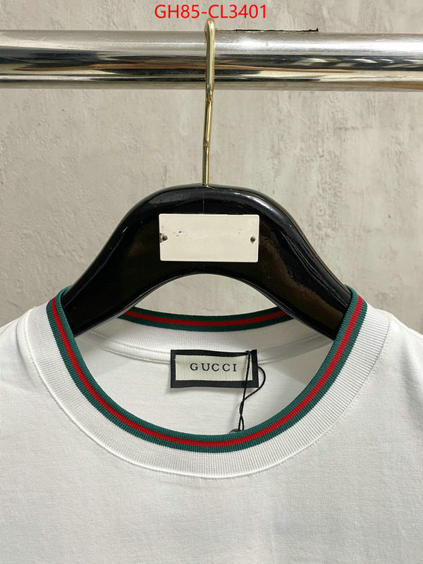 Clothing-Gucci luxury fake ID: CL3401 $: 85USD