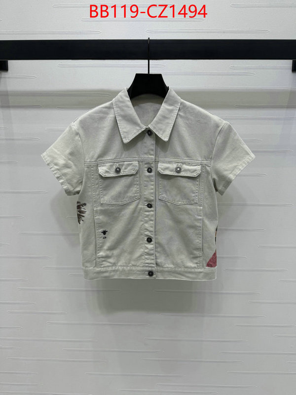 Clothing-Dior designer fake ID: CZ1494 $: 119USD