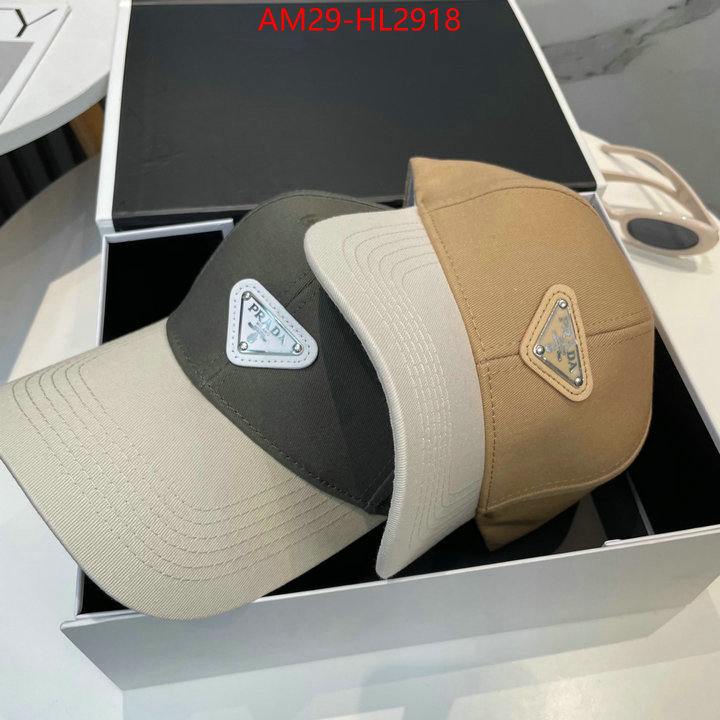 Cap (Hat)-Prada high quality replica ID: HL2918 $: 29USD