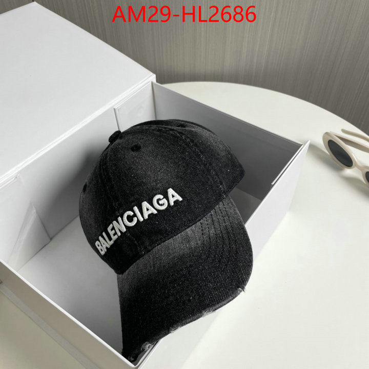 Cap(Hat)-Balenciaga brand designer replica ID: HL2686 $: 29USD