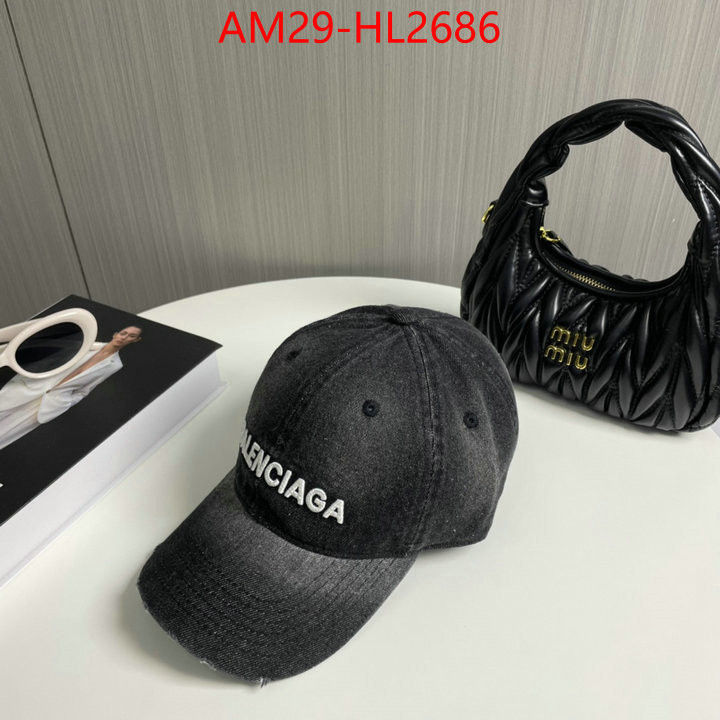 Cap(Hat)-Balenciaga brand designer replica ID: HL2686 $: 29USD