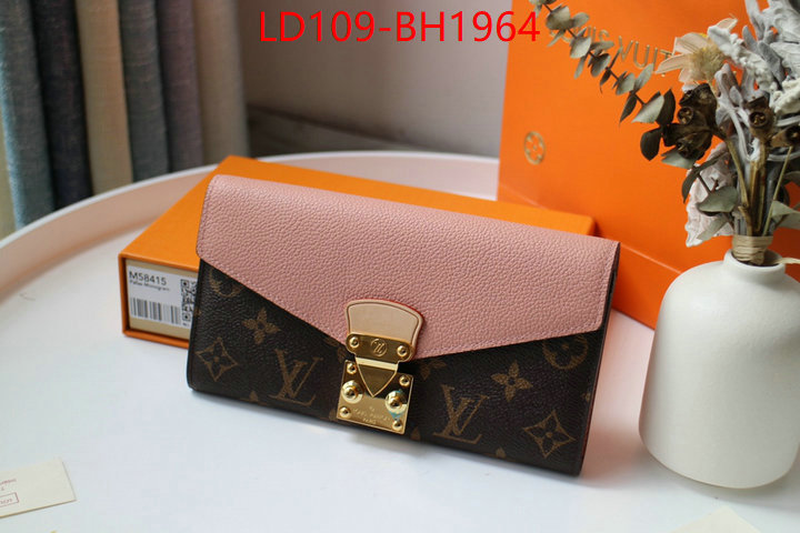 LV Bags(TOP)-Wallet the top ultimate knockoff ID: BH1964 $: 109USD,