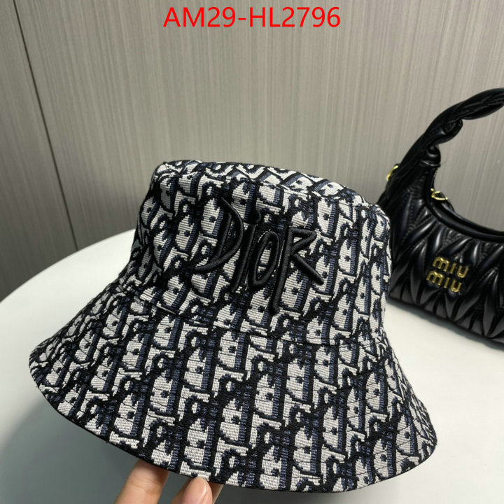 Cap (Hat)-Dior high-end designer ID: HL2796 $: 29USD