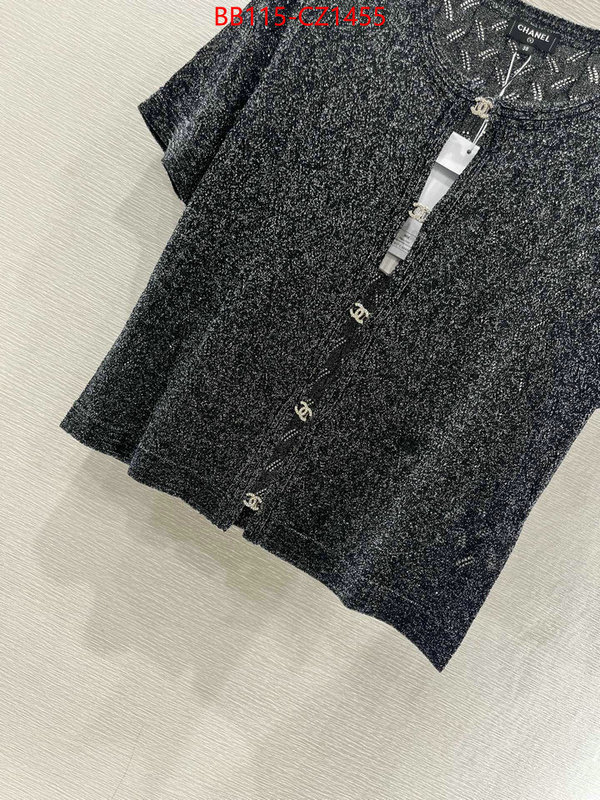 Clothing-Chanel 2024 perfect replica designer ID: CZ1455 $: 115USD