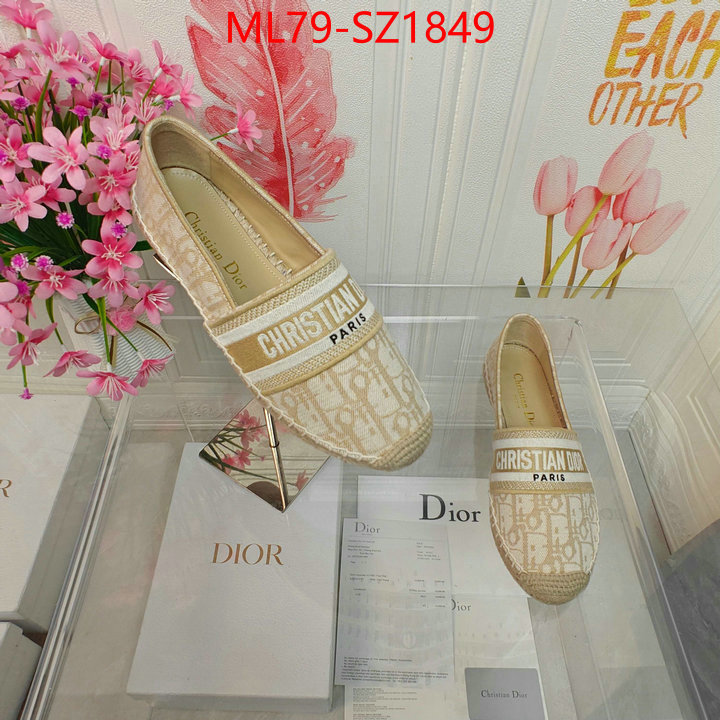 Women Shoes-Dior for sale online ID: SZ1849 $: 79USD