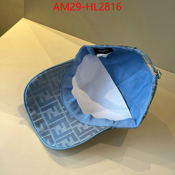 Cap(Hat)-Fendi replica 1:1 high quality ID: HL2816 $: 29USD