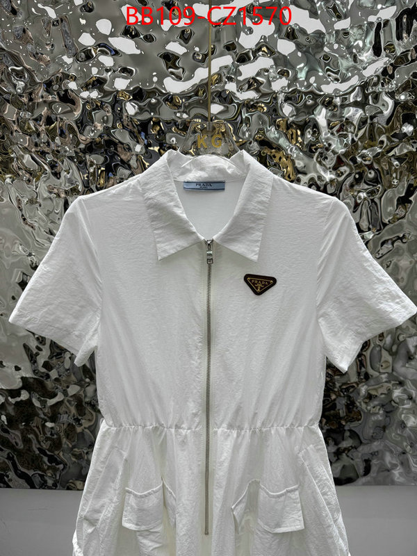 Clothing-Prada shop designer replica ID: CZ1570 $: 109USD