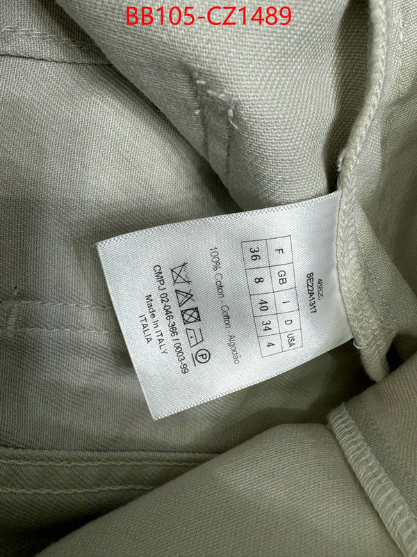 Clothing-Dior perfect ID: CZ1489 $: 105USD
