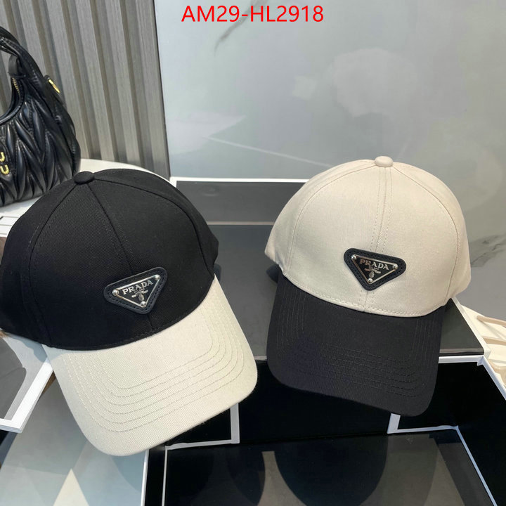 Cap (Hat)-Prada high quality replica ID: HL2918 $: 29USD