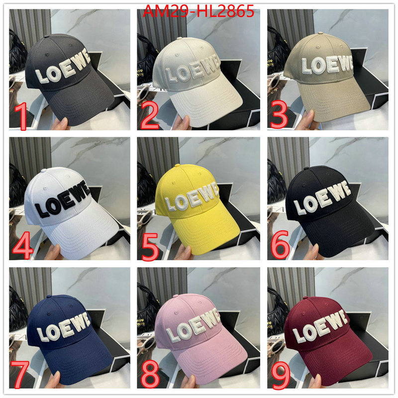 Cap(Hat)-Loewe buy best quality replica ID: HL2865 $: 29USD