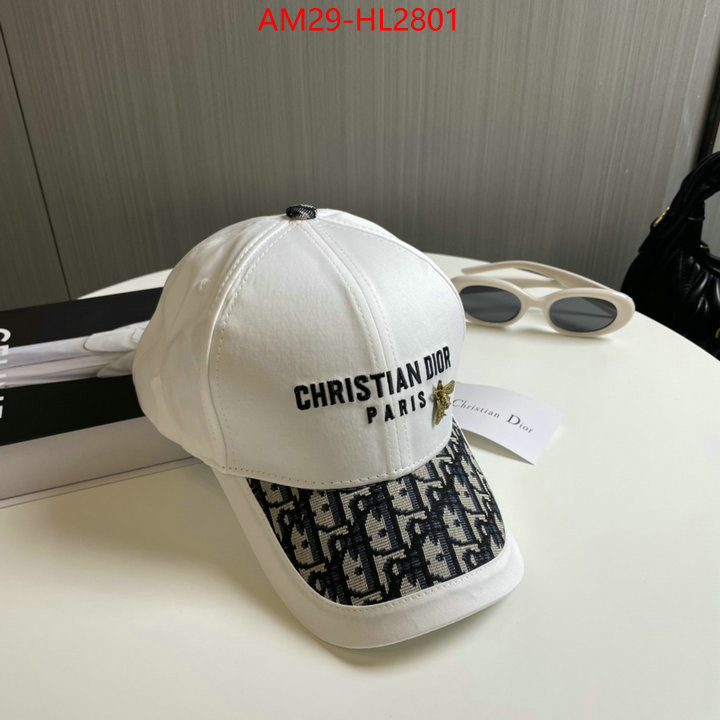 Cap (Hat)-Dior designer 7 star replica ID: HL2801 $: 29USD