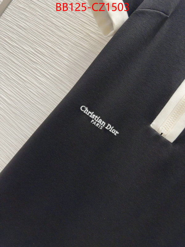 Clothing-Dior best site for replica ID: CZ1503 $: 125USD