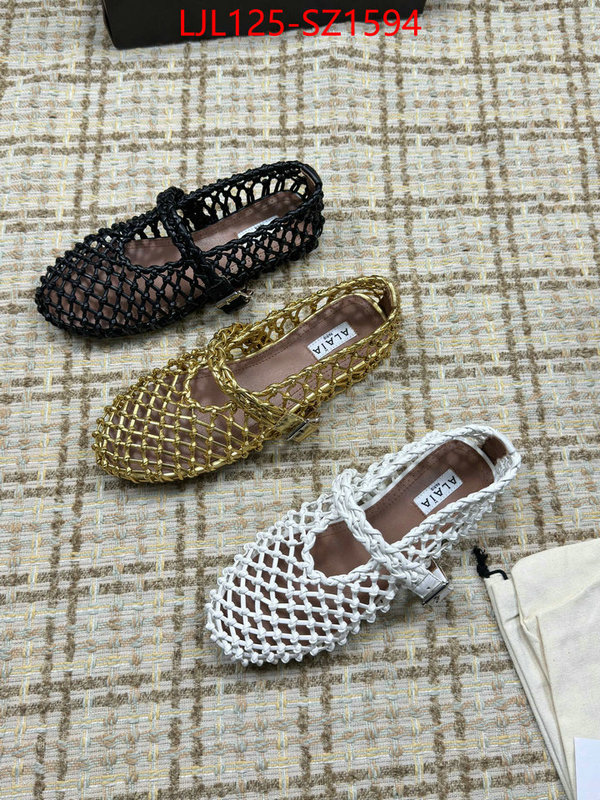 Women Shoes-ALAIA luxury fake ID: SZ1594 $: 125USD