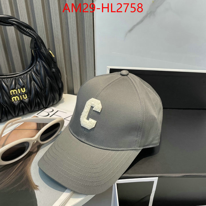 Cap(Hat)-Celine the best quality replica ID: HL2758 $: 29USD