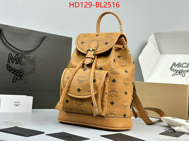 MCM Bags(TOP)-Backpack- luxury shop ID: BL2516 $: 129USD,