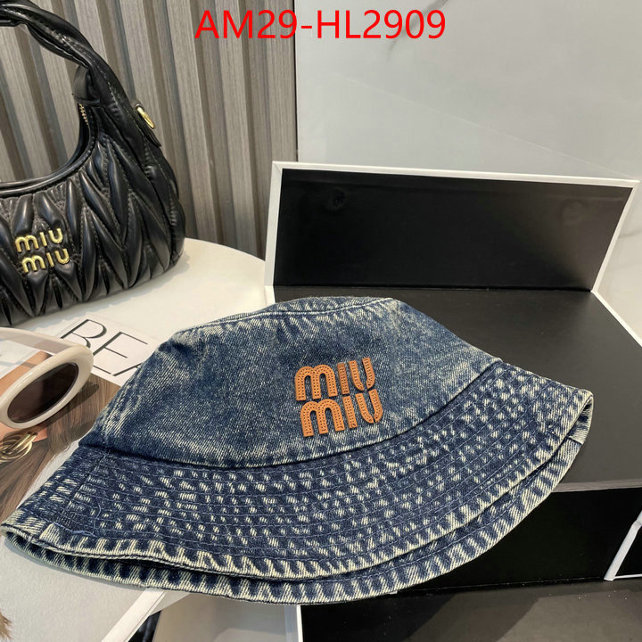 Cap(Hat)-Miu Miu designer 7 star replica ID: HL2909 $: 29USD
