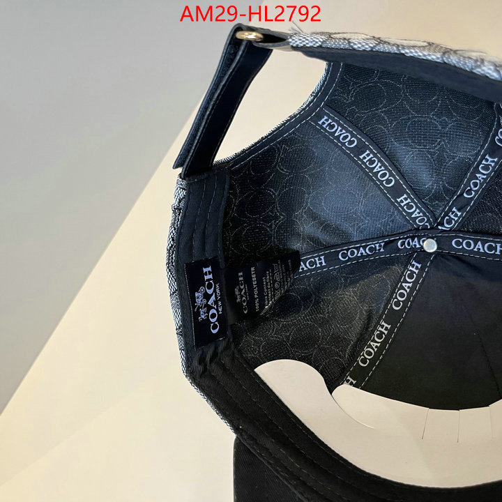 Cap(Hat)-Coach we provide top cheap aaaaa ID: HL2792 $: 29USD