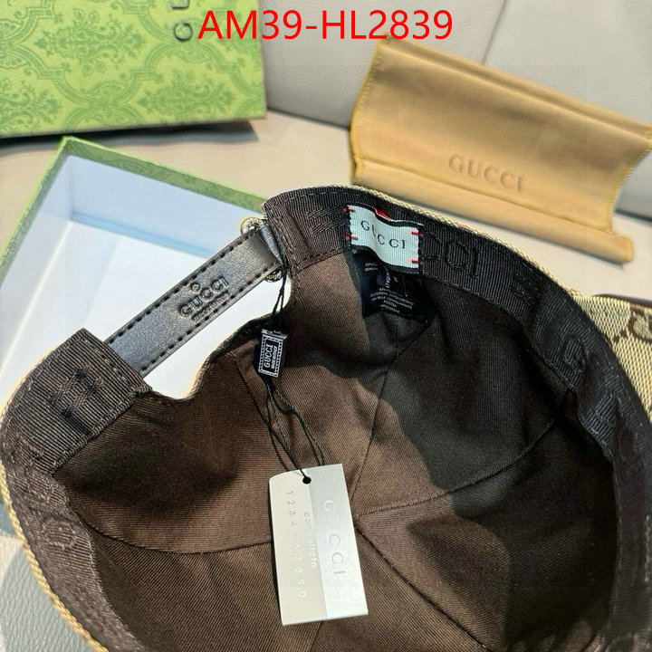 Cap(Hat)-Gucci shop the best high authentic quality replica ID: HL2839 $: 39USD